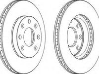 Disc frana OPEL COMBO (71_), OPEL KADETT D (31_-34_, 41_-44_), OPEL MONZA E (39_, 49_) - FERODO DDF151