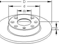 Disc frana OPEL COMBO (71_), OPEL MONZA E (39_, 49_), OPEL KADETT E combi (35_, 36_, 45_, 46_) - TOPRAN 200 935