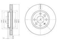 Disc frana OPEL COMBO caroserie inchisa combi DELPHI BG3569C