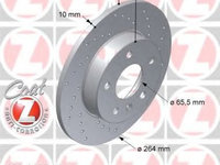 Disc frana OPEL COMBO Tour (2001 - 2016) ZIMMERMANN 430.1485.52