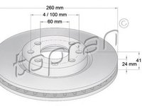 Disc frana OPEL COMBO Tour TOPRAN 206120