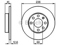 Disc frana OPEL COMBO Tour (X12) - OEM - BOSCH: 0986479B20|0 986 479 B20 - W02123205 - LIVRARE DIN STOC in 24 ore!!!