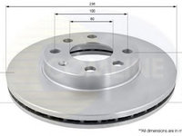 Disc frana OPEL CORSA B (73_, 78_, 79_) (1993 - 2002) COMLINE ADC1008V