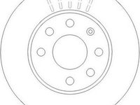 Disc frana OPEL CORSA C caroserie F08 W5L JURID 562290J