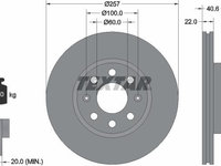 Disc frana OPEL CORSA D TEXTAR 92145703