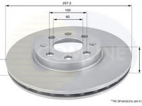 Disc frana OPEL CORSA D Van (2006 - 2016) COMLINE ADC1138V