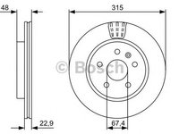 Disc frana OPEL CORSA E Van - OEM - BOSCH: 0986479C71|0 986 479 C71 - W02299063 - LIVRARE DIN STOC in 24 ore!!!