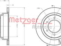 Disc frana OPEL FRONTERA A 5 MWL4 METZGER 6110158