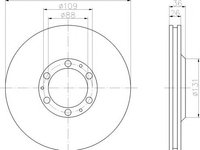 Disc frana OPEL FRONTERA A Sport (5_SUD2), VAUXHALL FRONTERA Mk I (A) Sport, VAUXHALL FRONTERA Mk I (A) - MINTEX MDC987