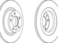 Disc frana OPEL INSIGNIA FERODO DDF1744