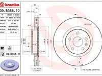 Disc frana OPEL INSIGNIA limuzina BREMBO 09B35811