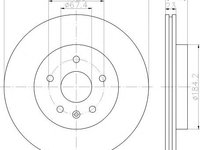 Disc frana OPEL INSIGNIA, OPEL INSIGNIA limuzina, VAUXHALL INSIGNIA limuzina - MINTEX MDC2191