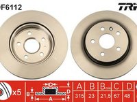 Disc frana OPEL INSIGNIA TRW DF6112