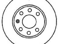 Disc frana OPEL KADETT D (31_-34_, 41_-44_), OPEL MONZA E (39_, 49_), OPEL KADETT E Cabriolet (43B_) - JURID 561158JC