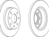 Disc frana OPEL KADETT D (31_-34_, 41_-44_), OPEL MONZA E (39_, 49_), OPEL KADETT E Cabriolet (43B_) - FERODO DDF116