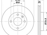 Disc frana OPEL KARL TEXTAR 92278703