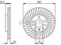 Disc frana OPEL MERIVA B BOSCH 0986479919