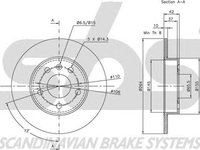 Disc frana OPEL MERIVA SBS 1815203631