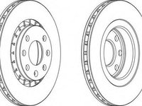 Disc frana OPEL MONZA E (39_, 49_), OPEL KADETT E Cabriolet (43B_), OPEL KADETT E combi (35_, 36_, 45_, 46_) - WAGNER WGR0206-1