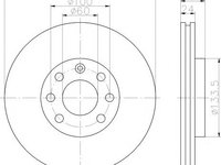 Disc frana OPEL MONZA E (39_, 49_), OPEL KADETT E Cabriolet (43B_), OPEL KADETT E combi (35_, 36_, 45_, 46_) - MINTEX MDC692