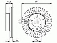 Disc frana OPEL MOVANO B platou / sasiu (2010 - 2020) BOSCH 0 986 479 716