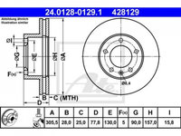 Disc frana Opel MOVANO Combi (J9) 1998-2016 #2 0986479001