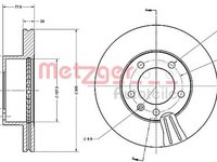 Disc frana OPEL MOVANO Combi J9 METZGER 6110287