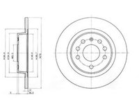 Disc frana OPEL SIGNUM DELPHI BG3731