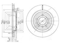 Disc frana OPEL SIGNUM DELPHI BG3886