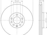 Disc frana OPEL SIGNUM HELLA 8DD355109261