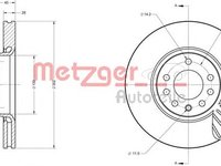 Disc frana OPEL SIGNUM METZGER 6110404