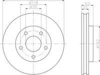 Disc frana OPEL SINTRA HELLA 8DD355106011