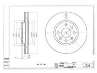 Disc frana OPEL TIGRA TwinTop DELPHI BG3569