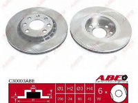 Disc frana OPEL VECTRA A (86_, 87_) (1988 - 1995) ABE C30003ABE