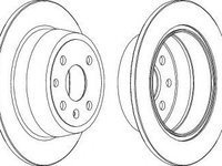 Disc frana OPEL VECTRA A (86_, 87_) (1988 - 1995) FERODO DDF331