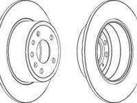 Disc frana OPEL VECTRA B (36_) (1995 - 2002) FERODO DDF811