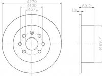 Disc frana OPEL VECTRA B 36 TEXTAR 92075503