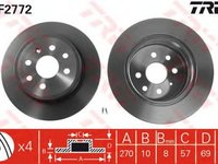 Disc frana OPEL VECTRA B combi 31 TRW DF2772