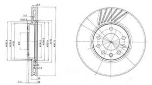 Disc frana OPEL VECTRA B hatchback (38_) (199