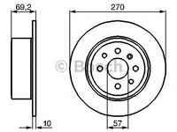 Disc frana OPEL VECTRA B - OEM: 0 986 478 420|0986478420 - W02651024 - LIVRARE DIN STOC in 24 ore!!!