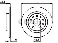 Disc frana OPEL VECTRA C - Cod intern: W20140365 - LIVRARE DIN STOC in 24 ore!!!