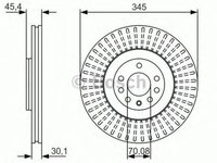 Disc frana OPEL VECTRA C combi BOSCH 0986479A24