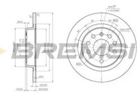 Disc frana OPEL VECTRA C combi BREMSI DBB288S