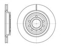 Disc frana OPEL VECTRA C GTS ROADHOUSE 6686.1