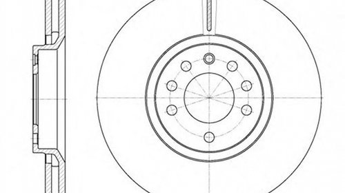 Disc frana OPEL VECTRA C GTS ROADHOUSE 6944.1