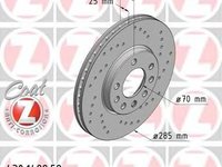 Disc frana OPEL VECTRA C, OPEL VECTRA C GTS, VAUXHALL VECTRA Mk II (C) - ZIMMERMANN 430.1498.52