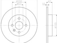 Disc frana OPEL VITA C (F08, F68), VAUXHALL CORSA Mk II (C) (W5L, F08), VAUXHALL CORSAVAN Mk II (C) - TEXTAR 92124703