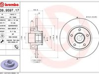 Disc frana OPEL VIVARO platou sasiu E7 BREMBO 08959717