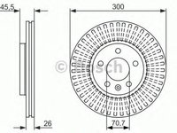 Disc frana OPEL ZAFIRA TOURER C P12 BOSCH 0986479644