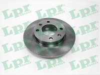 Disc frana P1001P LPR pentru Citroen C3 2003 2004 2005 2006 2007 2008 2009 2010 2011 2012 2013 2014 2015 2016 2017 2018 2019 2020 2021 2022 2023 2024